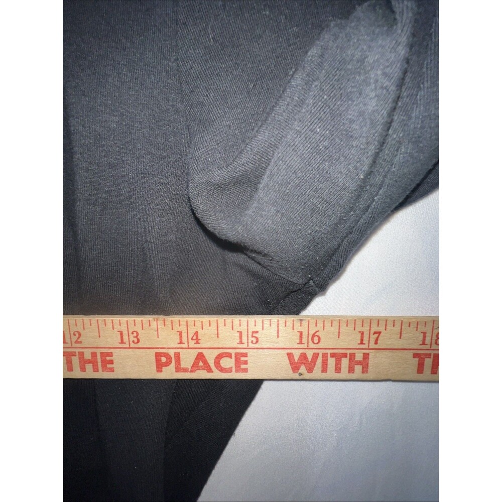 BOSTON PROPER Women's Long Sleeve Top Black V Neck Size Small w/extra Layer - Picture 4 of 7